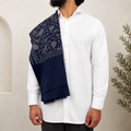 Blue Embroidered Shawls